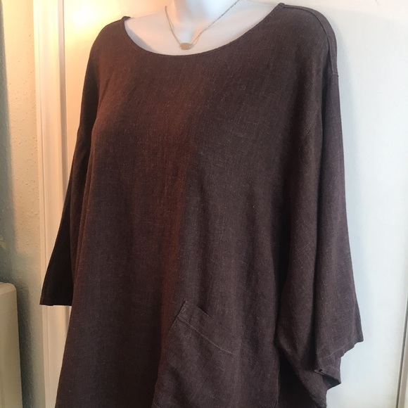 Kleën Linen Blend Lagenlook Top - Picture 4 of 16